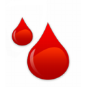 Blood droplets